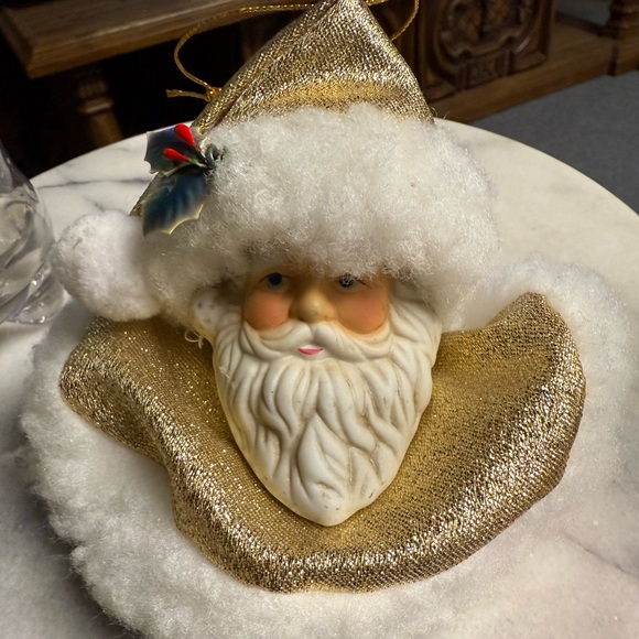 Kurt Adler vintage Santa Face Ornament - Picture 1 of 3